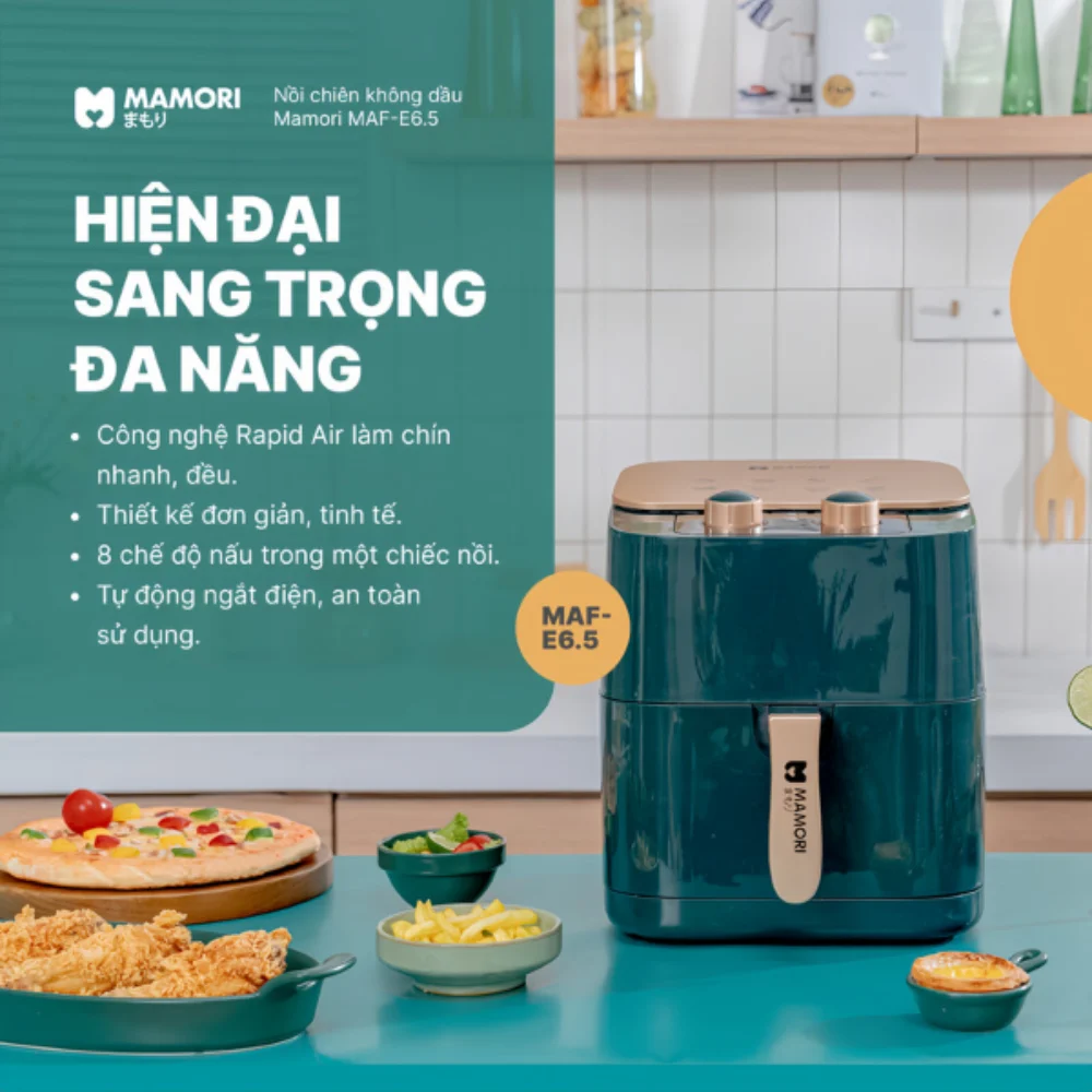 NỒI CHIÊN KHÔNG DẦU MAMORI MAF-E6.5