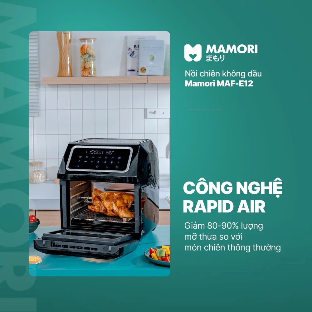 NỒI CHIÊN KHÔNG DẦU MAMORI MAF-E12